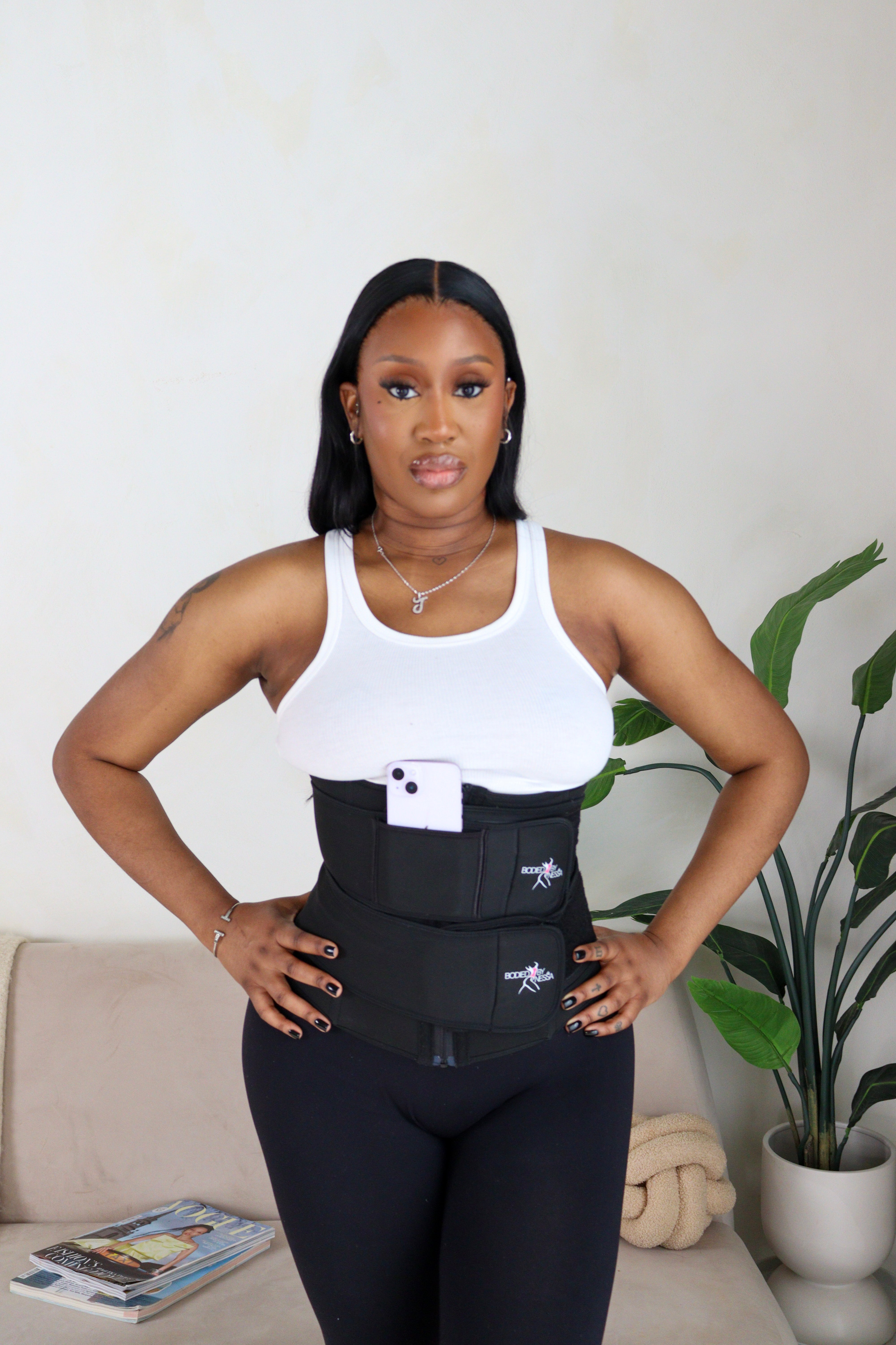 double velcro waist trainer